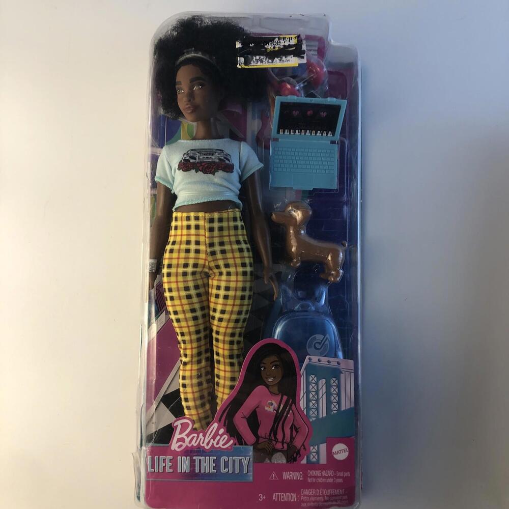 New Barbie Life in the City Doll & Pet Accessories